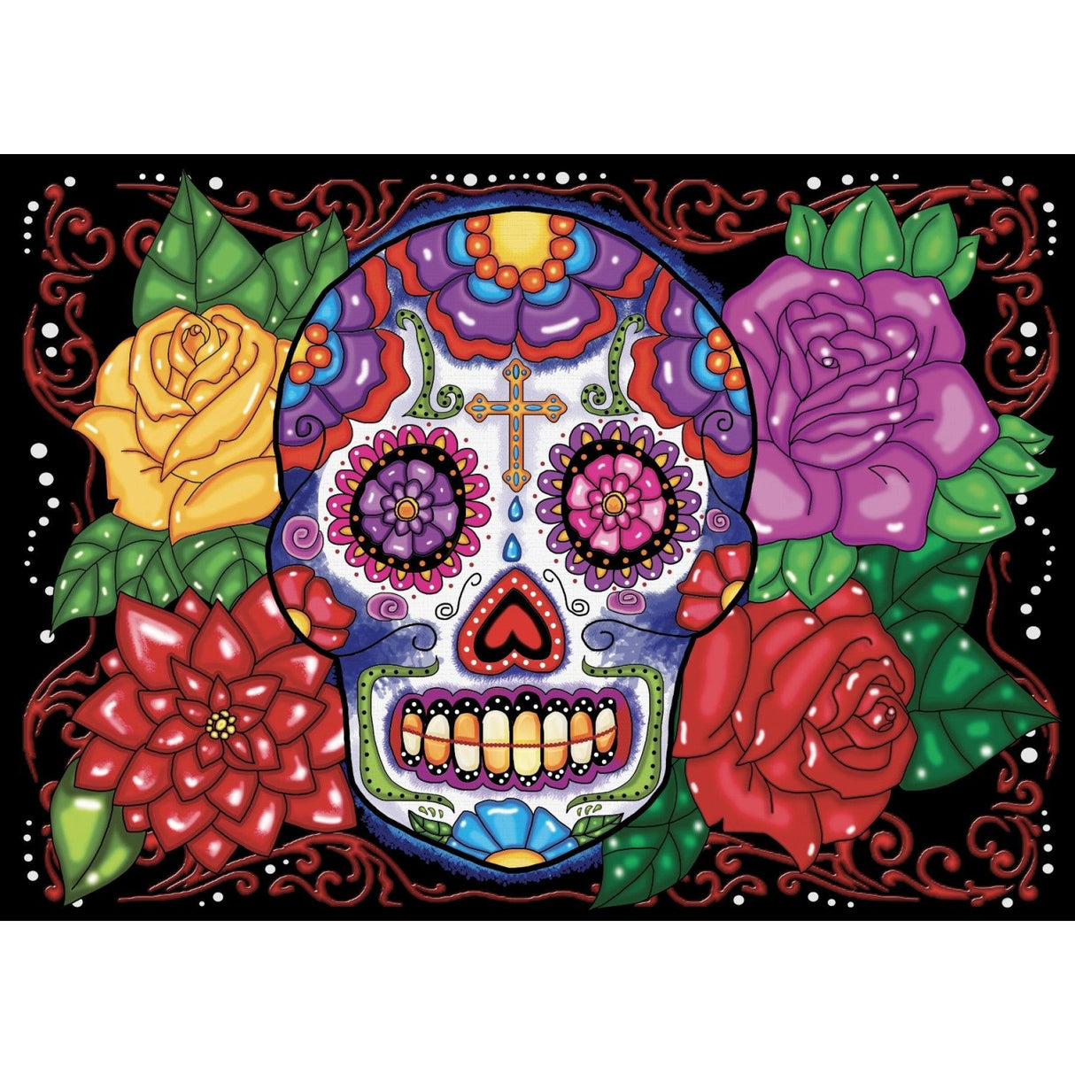 Crâne en Fleurs - La Ribouldingue