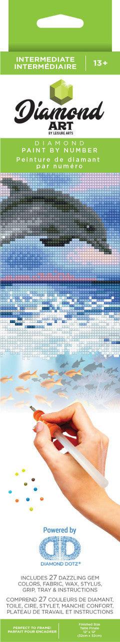 Dauphin - Diamond Art - Intermédiaire - La Ribouldingue