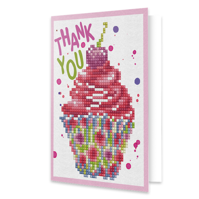 Thank Cupcake - Wish Card