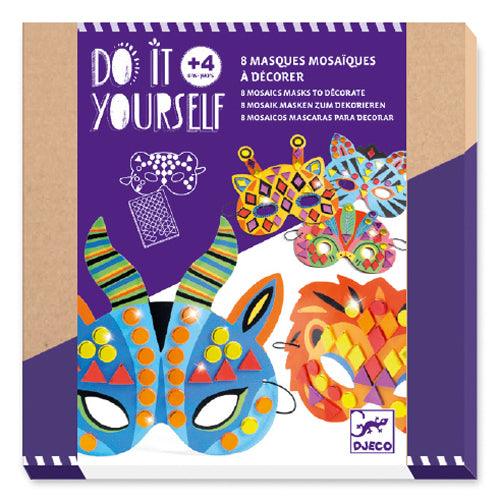 DIY - Masques Mosaïques - Animaux Jungle - La Ribouldingue