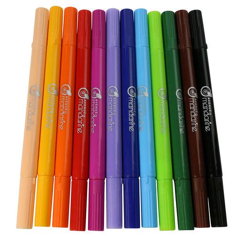 Feutres doubles pointes (12) - La Ribouldingue