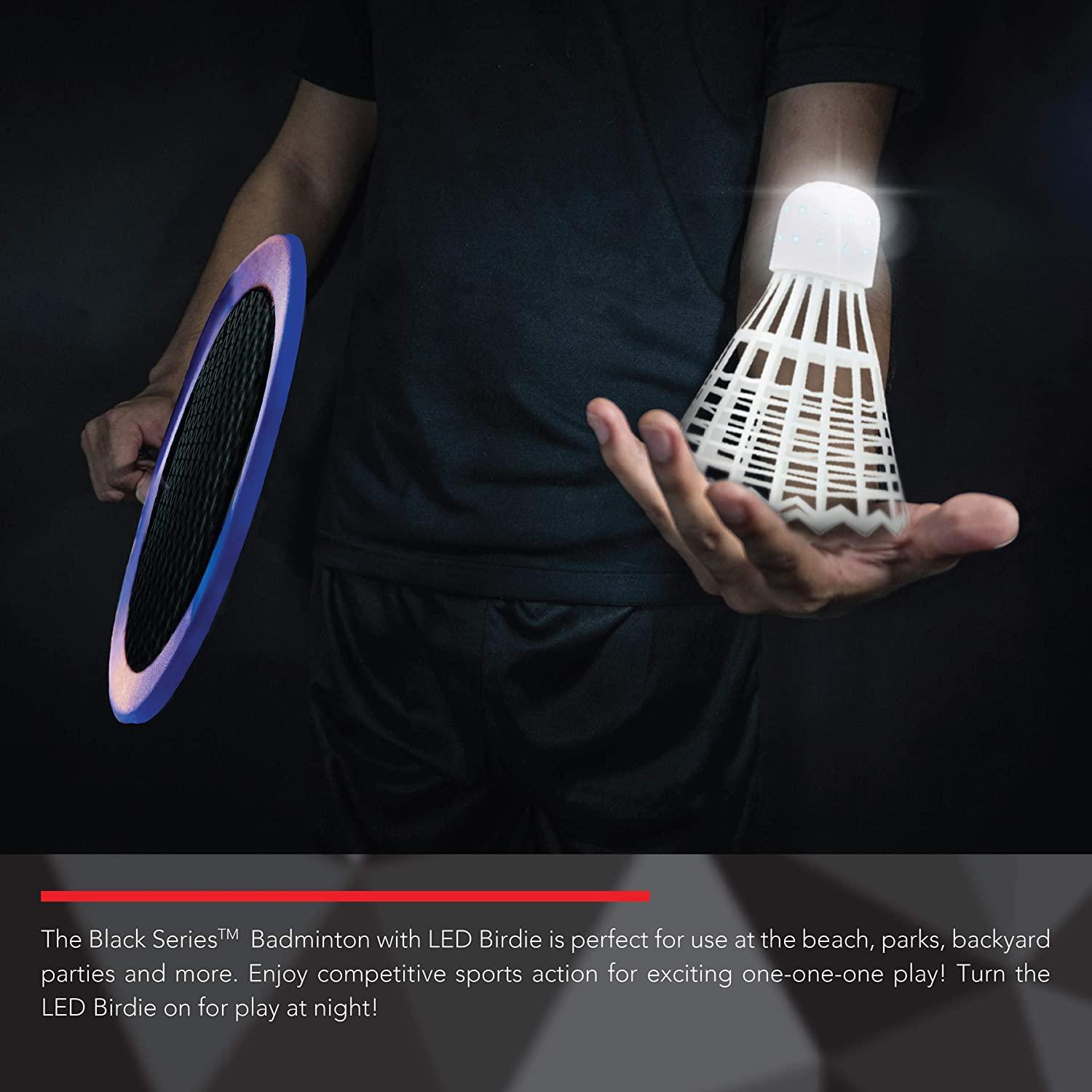 Jeu de Badminton avec Volant Lumineux DEL - La Ribouldingue