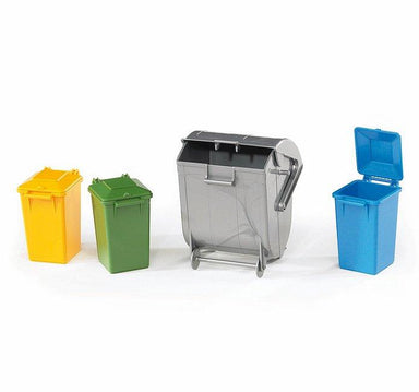 Kit poubelles (trois petites poubelles et une grande) - La Ribouldingue