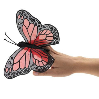 Marionnette à doigt - Papillon Monarch - La Ribouldingue