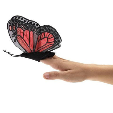 Marionnette à doigt - Papillon Monarch - La Ribouldingue