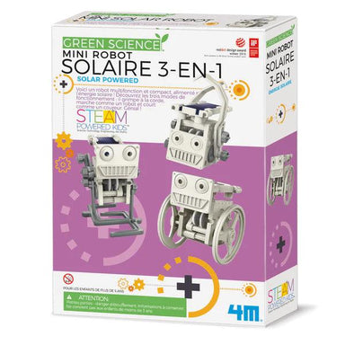 Mini Robot Solair 3 en 1 (Multilingue) - La Ribouldingue