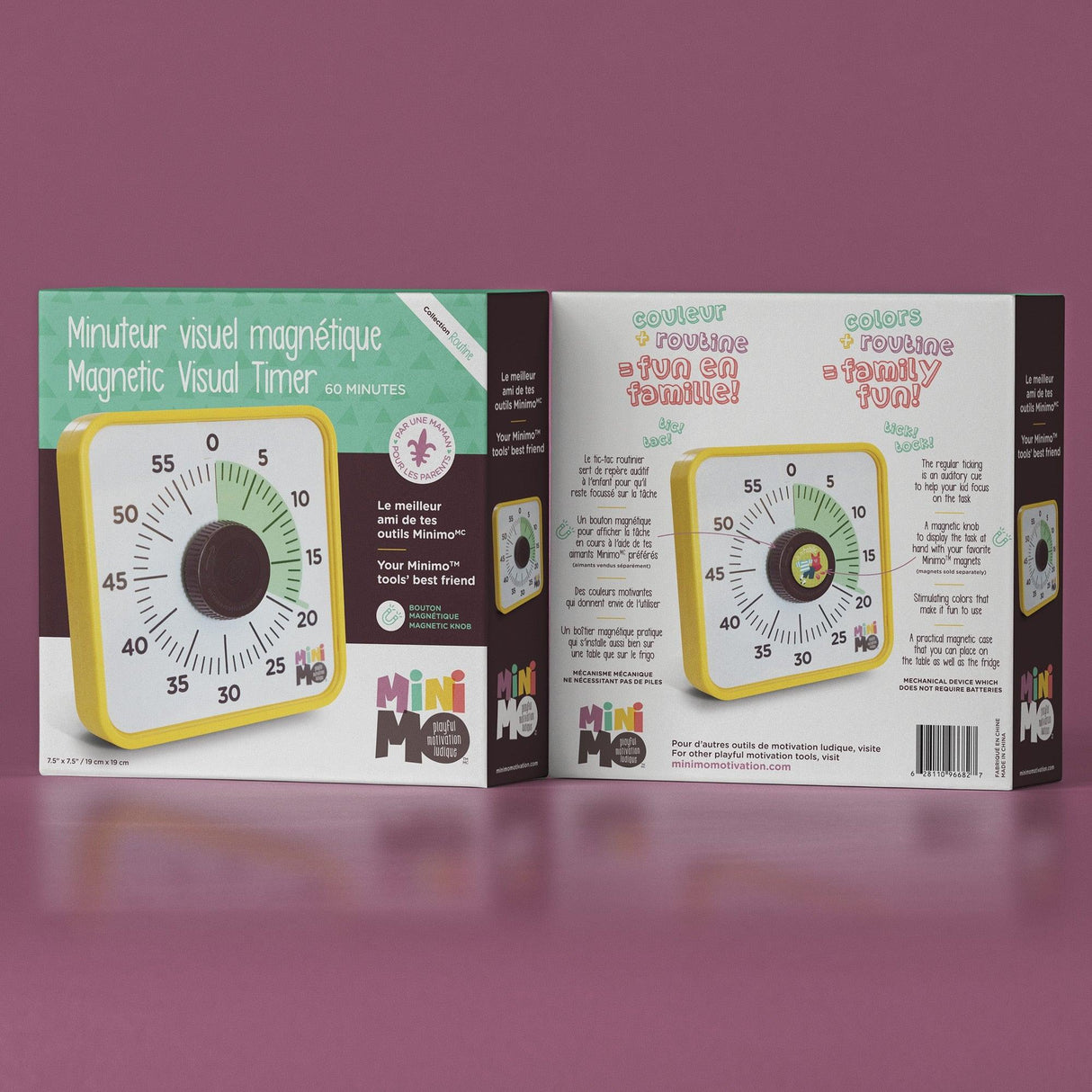Minuteur visuel magnétique - La Ribouldingue