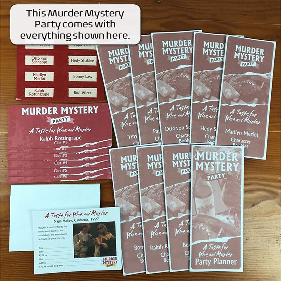 Murder Mystery Party - A Taste for Wine and Murder (Ang) - La Ribouldingue
