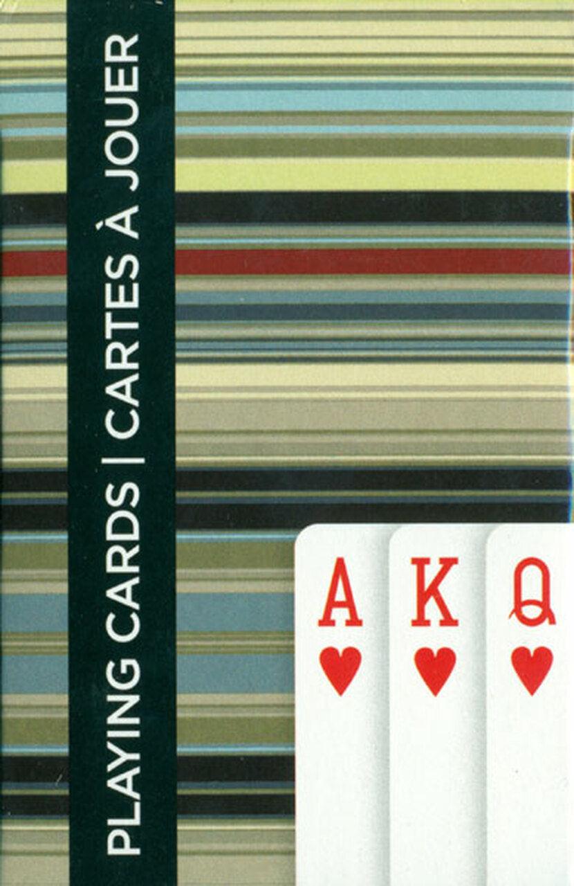 Paquet de Cartes à Jouer Simple - Rayé - La Ribouldingue