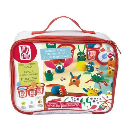 Pâte à Modeler Parfumée - Trio de Monstres en Sac Refermable - La Ribouldingue