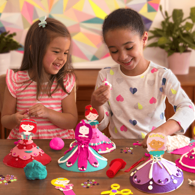 Pâte à modeler - Princesses scintillantes - La Ribouldingue