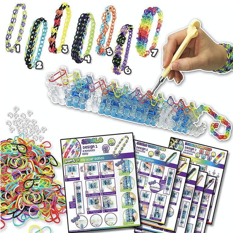 Rainbow Loom - Trousse d'artisanat de bracelets - La Ribouldingue