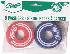 Rondelles (washers) à lancer (8) - La Ribouldingue