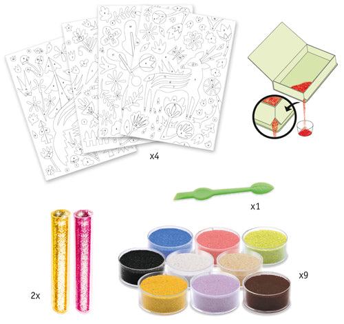 Sables colorés - Merveilles des bois - La Ribouldingue