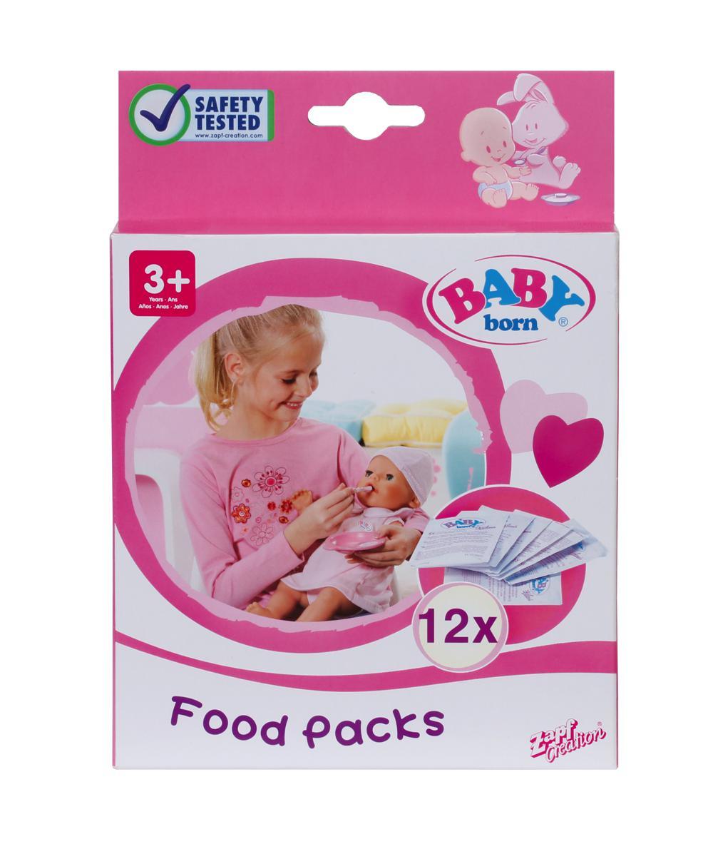 Sachets de nourriture 12 pièces - Baby Born - La Ribouldingue