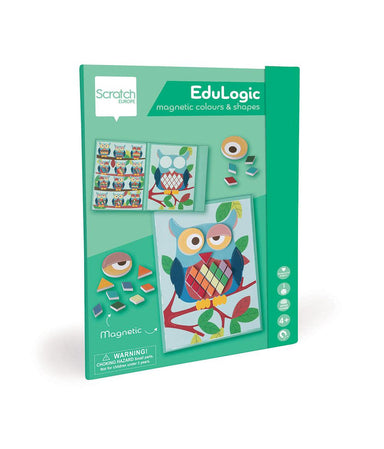 Scratch - Livre EduLogic - Couleurs & Formes magnétiques Hibou - La Ribouldingue