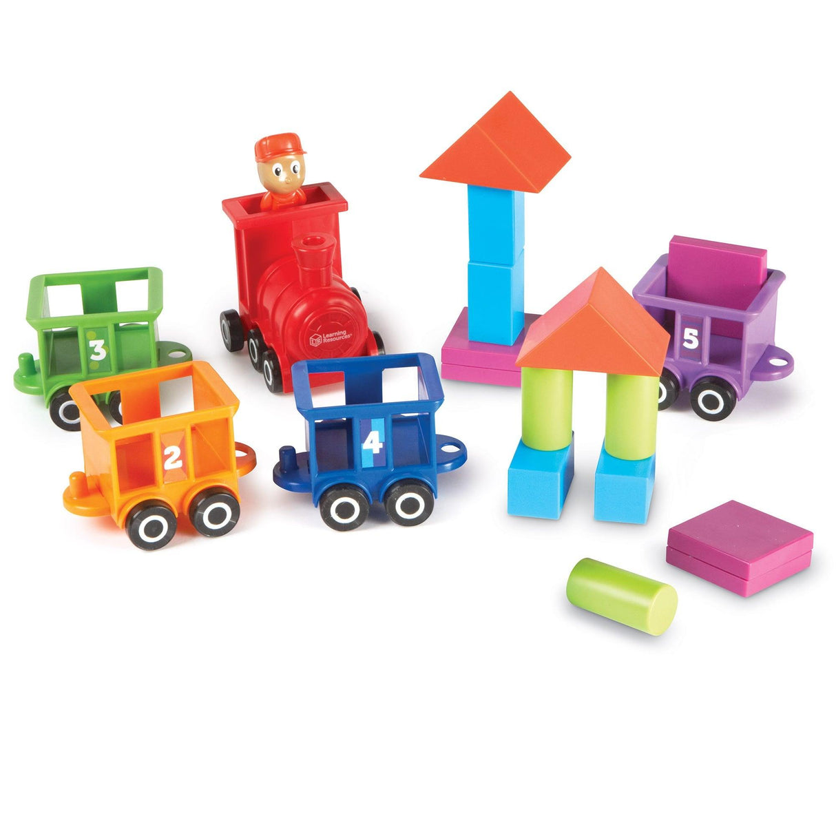 Train pour Compter et Apprendre les Couleurs - La Ribouldingue