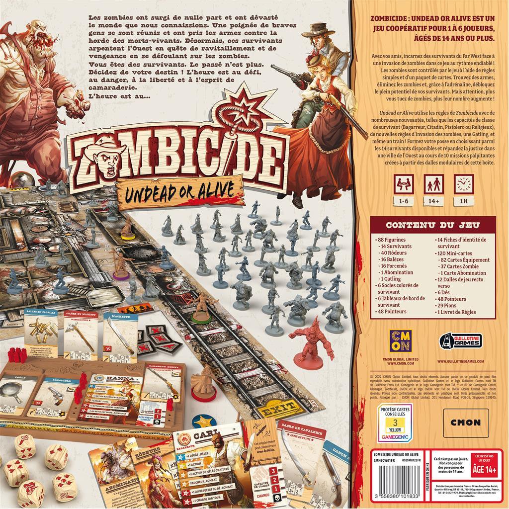 Zombicide - Undead or Alive (Fr) - La Ribouldingue