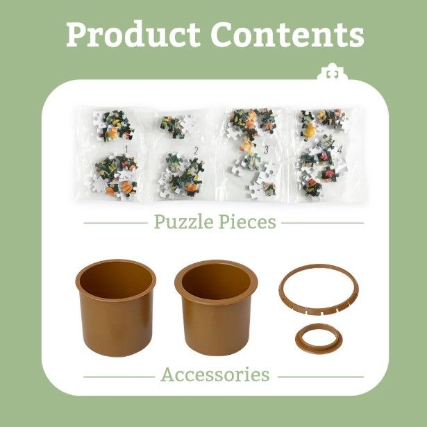 3D Puzzle Planter - Singing Birds and Flowers