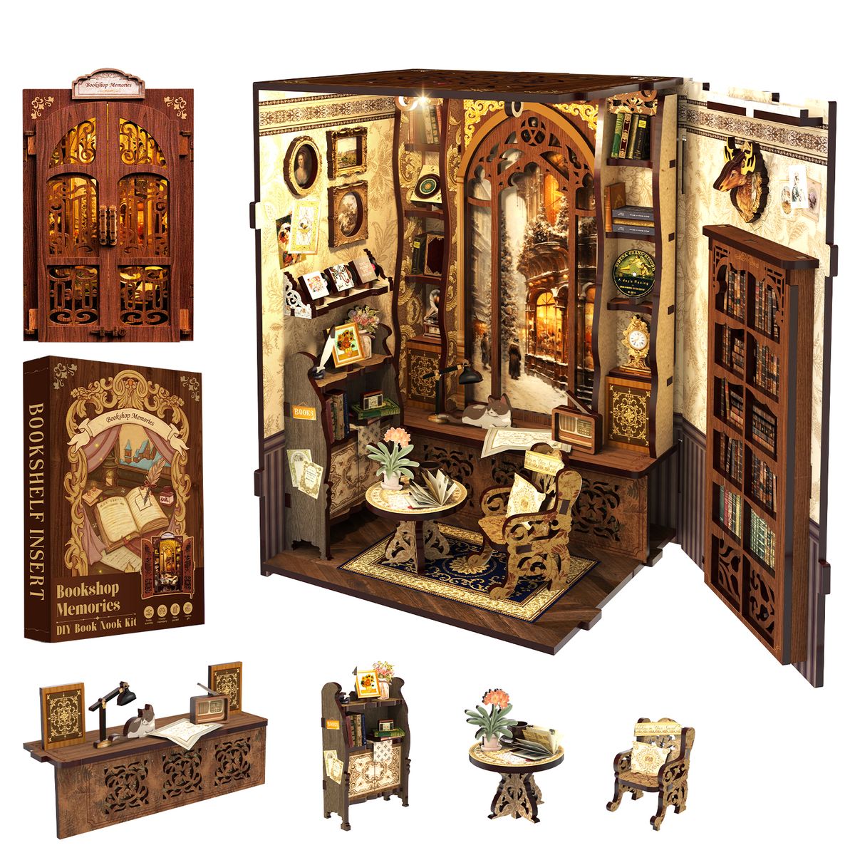 DIY Book Nook - Bookshop Memories