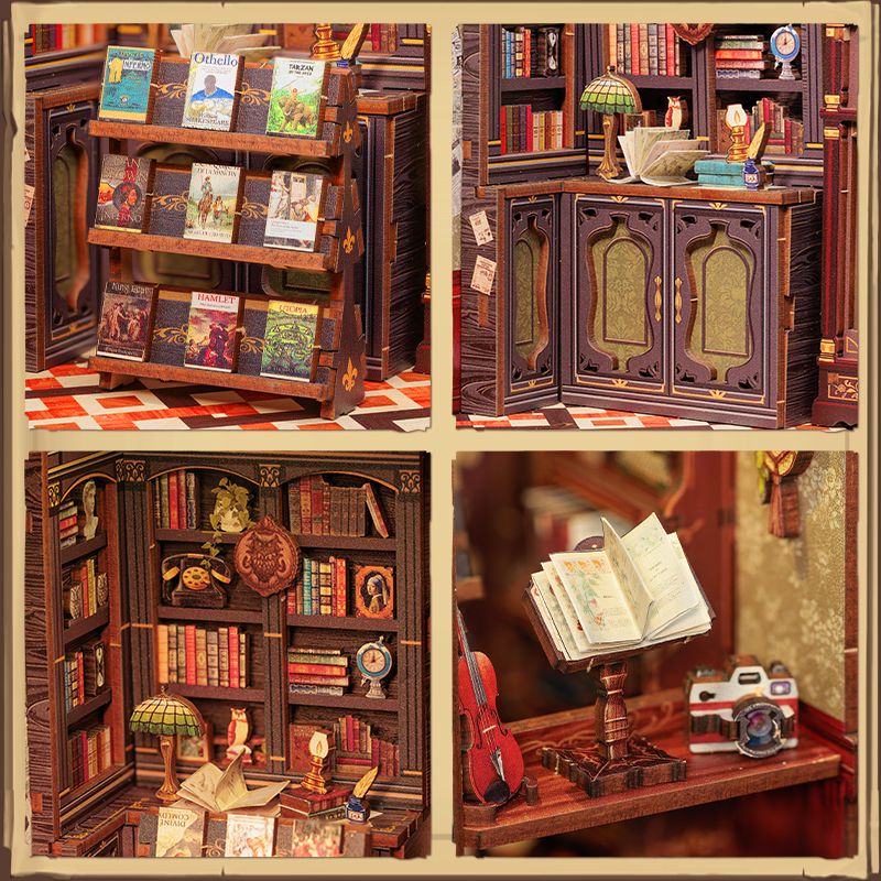 DIY Book Nook - Owl Bookstore
