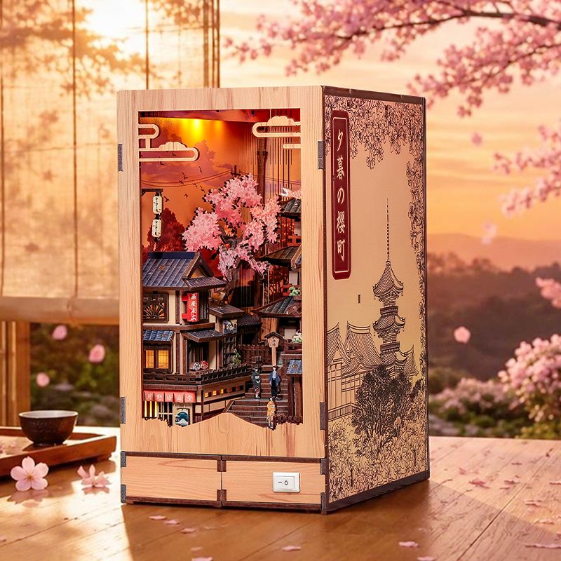 DIY Book Nook - Twilight Sakura Path