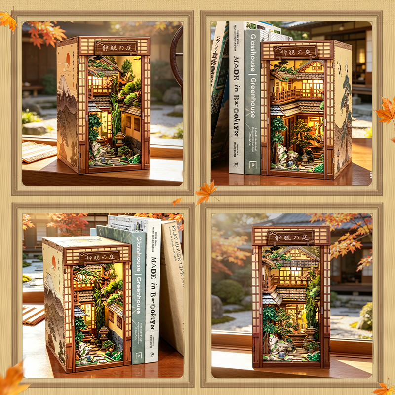 DIY Book Nook - Serene Courtyard