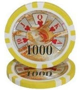 Jetons de Poker Benjamin Franklin (500)