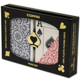 Cartes de Poker Copag Jumbo - Bleu et Rouge (2)