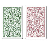 Jumbo Copag Poker Cards - Burgundy and Green (2)