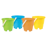 Seau de plage - Château (assortiment)