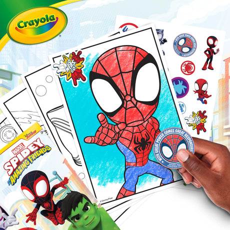 Coloriage et autocollants - Spidey et ses amis