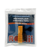 Collier mâchouille brique