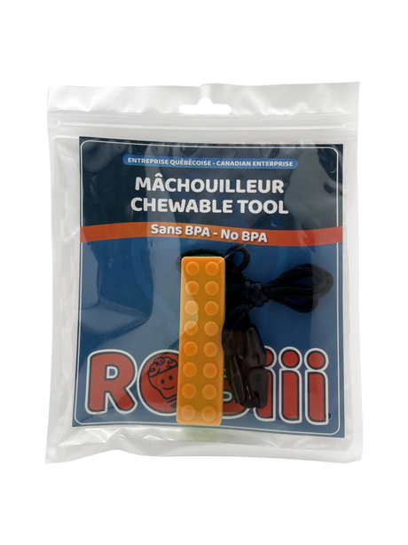 Collier mâchouille brique