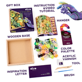 OKTO Wood & Craft - Succulentes - Énergie (Multi)