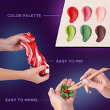 OKTO Wood & Craft - Succulentes - Passion (Multi)