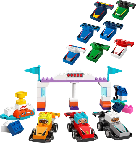 Les voitures de course et les pilotes d’écurie de F1 - Duplo