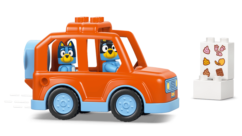 La visite au comptoir de crème glacée avec Bluey - Bluey