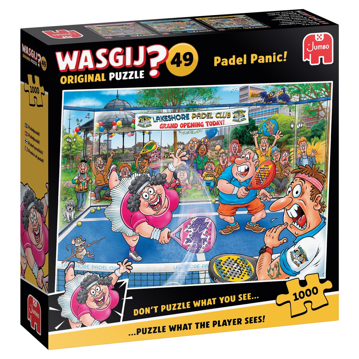 Panique au padel ! - Wasgij Original #49 - 1000 mcx