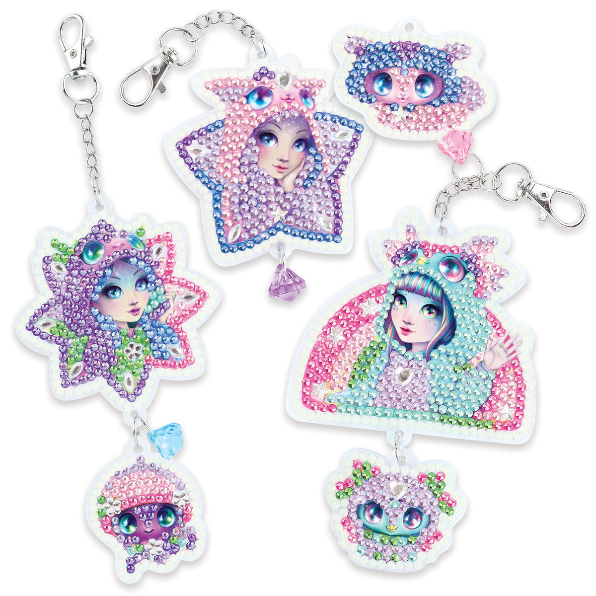 Sparkling Keychains - Pajama Party - Nebulous Stars