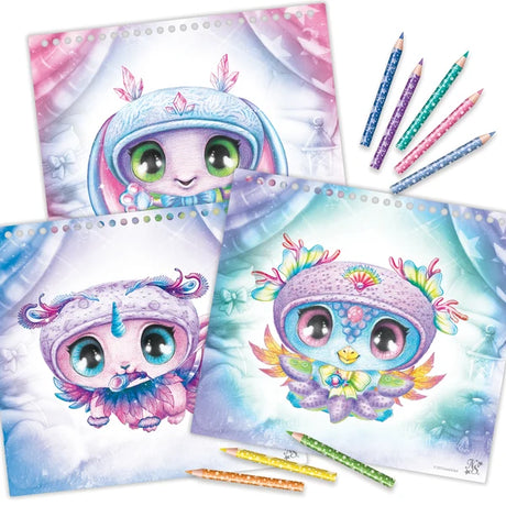 Carnet de croquis - Party Pyjama Animoulous - Nebulous Stars