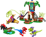 Le combat des raptors de Spidey et Gobby au QG dans l’arbre - Marvel