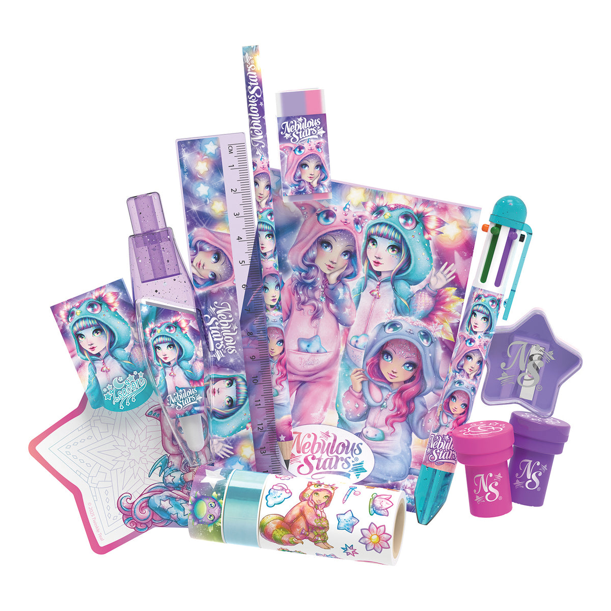 Coffret de luxe journal intime - Party Pyjama - Nebulous Stars