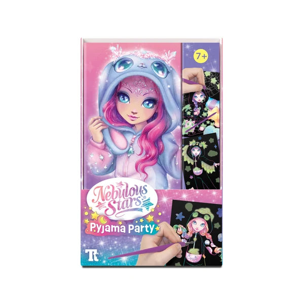 Pages à gratter à emporter - Party Pyjama - Nebulous Stars