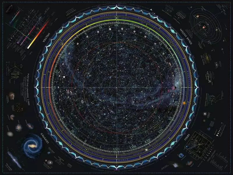 Map of the Universe - 1500 pcs