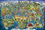 Carte du monde illustrée - 5000 mcx