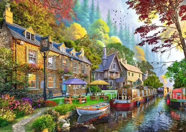 Down the Lane No.6 - Canal side Lane - 1000 pcs