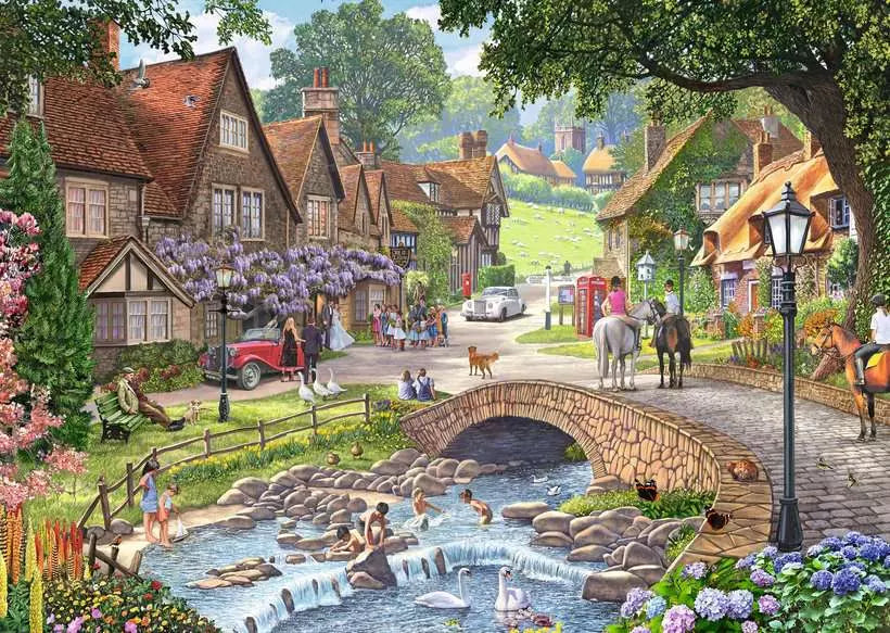 Leisure Days No. 13 - Lazy Days by the Stream - 1000 pcs