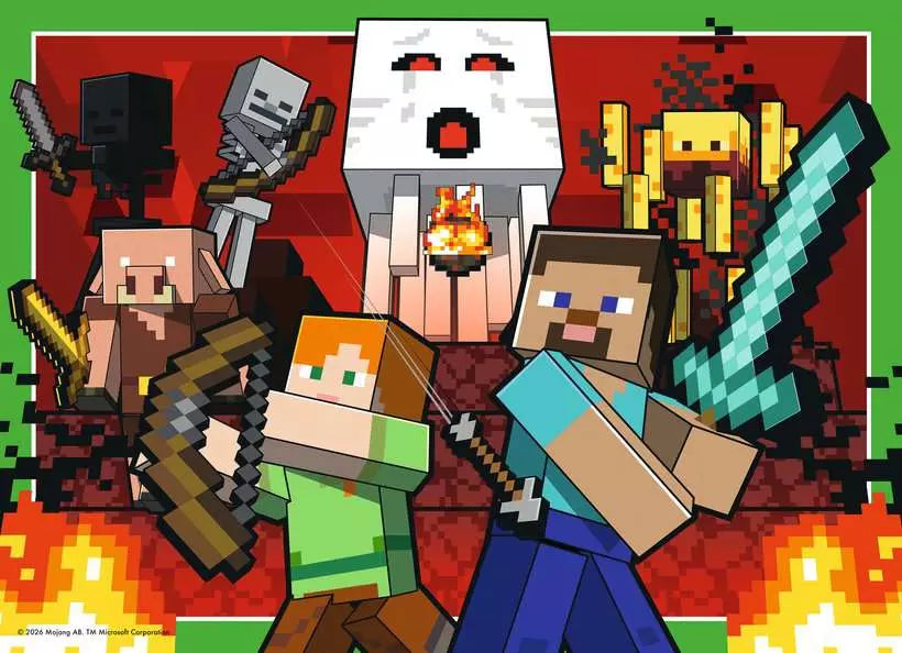 Royaumes et aventures - Minecraft - 4 x 100 mcx