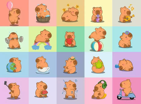 Capybara - 100 pcs XXL